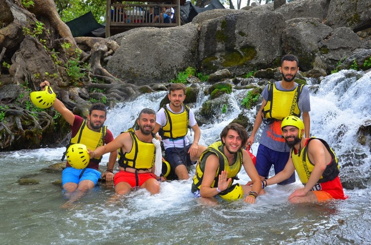 canyoning raftingo antalya manavgat turlarında