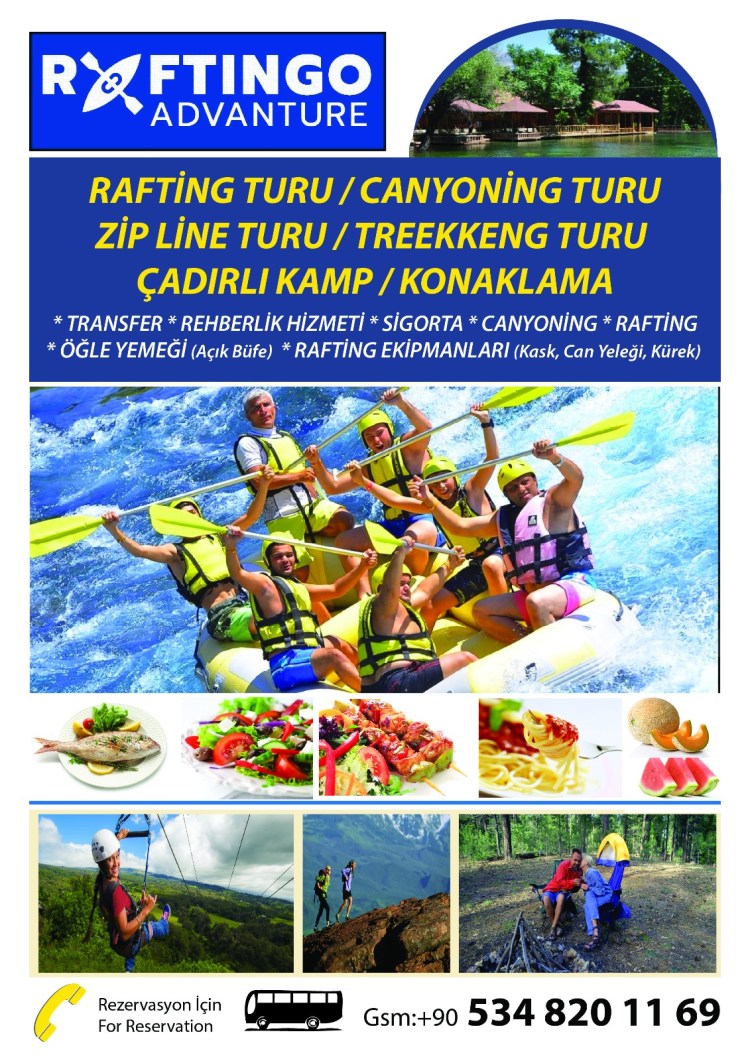 antalya rafting turu manavgat beş konak rafting köprülü kanyon resimleri